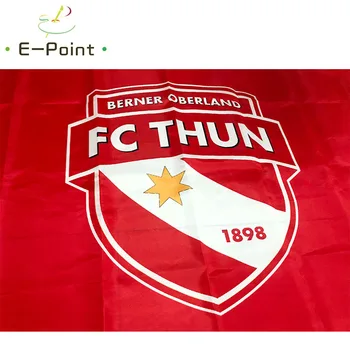 Karogu, Šveice FC Thun 3ft*5ft (90*150cm) Izmērs Ziemassvētku Rotājumi Mājās Karogs Banner Dāvanas