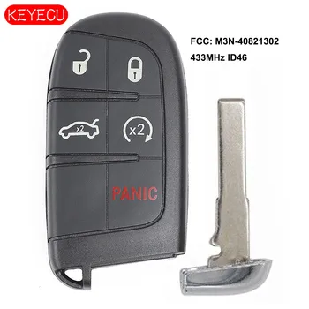 Keyecu Smart Tālvadības Atslēgu Fob 5 Pogas Nomaiņa Fiat 500 L, Jeep Renegade-2019 - FCC: M3N-40821302