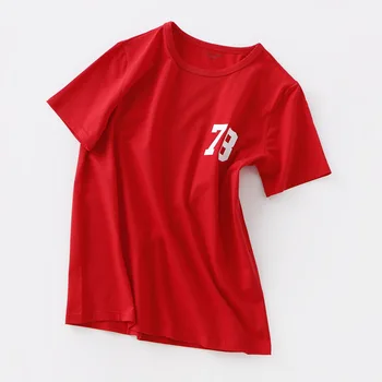 Klasiskās Modes Vasarā Karstā Pārdošanas Atpūtas Sieviešu Elpo Īsām Piedurknēm T-krekls