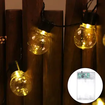 LED Pasaku Gaismas USB Akumulators Darbina Saules Vainags Pasaulē Vīt Spuldzes Ziemassvētku String Āra Apgaismojums Dārza Dekori Kāzu Puse