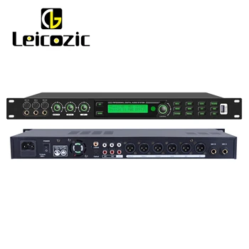 Leicozic Profesionālā Karaoke Digitālo Effector Audio Procesors Programmatūra un USB Pro Audio Iekārtas Pirms Pastiprinātājs Preamp KX600