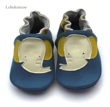 Lobekonzoo karstā pārdot puiku kurpes Garantēta mīksta soled Īstas Ādas baby Pirmo staiguļi zēniem zīdaiņu zēnu kurpes