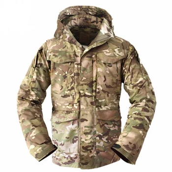 M65 UK ASV Armijas Apģērbs Āra Taktiskās Vējjaka Vīriešiem Ziemas Ūdensnecaurlaidīgi Rudens Mētelis pelēkā vārna Militārajā Jomā Jaka