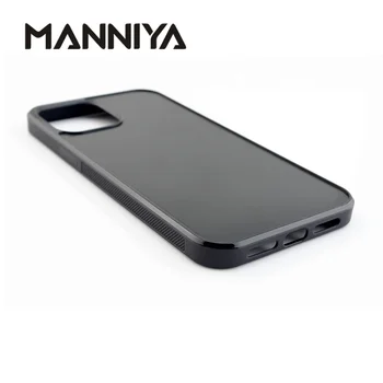 MANNIYA DIY tukšs groove gumijas TPU+PC tālrunis Lietā par iphone 12 mini/12/12 pro/12 pro max Bezmaksas Piegāde! 100pcs/daudz