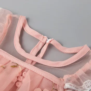 Meitene Kleita Vasaras Kokvilnas Bērnu Apģērbu bez Piedurknēm Toddler Princese Bērniem Izšuvumi Kleitas Meitenēm Apģērbi