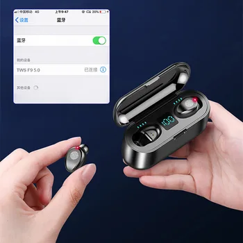 Mini Bezvadu Austiņas Ūdensizturīgs Bluetooth 5.0 Austiņas TWS auss Sporta Earbuds Austiņas iPhone Xiaomi Samsung HD Zvanu