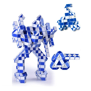 Mini Snake Modelis Cube Burvju Valdnieks Puzzle Rotaļlietas Bērniem Konkurences Izliekuma Forma Locīšanas Jaunums Izglītības Rotaļlieta Bērniem Dāvanas