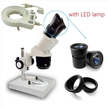 Mobilo Remonts Profesionālās Binokulāra Stereo Mikroskopu ražošanas Pārbaudes Rīks ar LED Gaismas