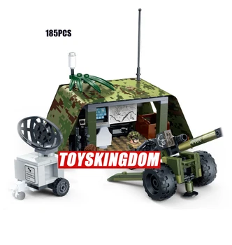 Moderna militārā Jomā, artilērijas pozīcijas batisbricks skaitļi celtniecības bloku ww2 armijas spēki tiger rīcības rotaļlietas zēniem dāvanas