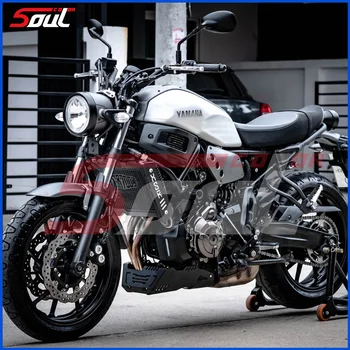 Motocikla Šasija Ekspedīcija Motora Aizsargs Skid Plate Šasijas Aizsardzības Vāks YAMAHA MT07 MT-07 2018-2019 XSR700 XSR-700
