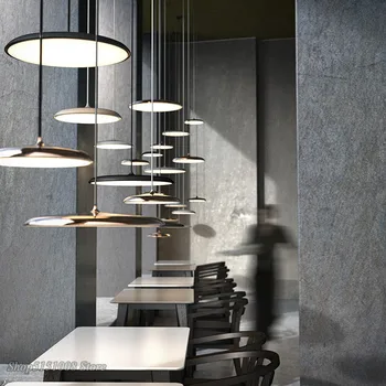 Mūsdienu Piekariņu Gaismas dānijas Mākslas Metāla LED Pendant Lampas Dzīvojamā Istabā Karājas Lampas Virtuves Gaismas Armatūra Iekštelpu Gaismeklis Apdare
