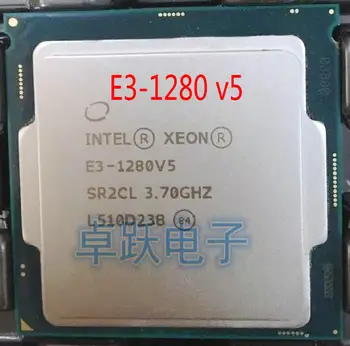 Oriģinālā Intel Xeon E3-1280V5 CPU 3.70 GHz 8M 80W LGA1151 E3-1280 V5 Quad-core E3 1280 V5 procesors E3 1280V5 Bezmaksas piegāde