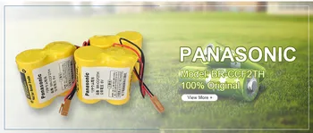 Panasonic Oriģinālo 2gab/daudz BR-CCF2TH Akumulatoru ar w/2P plug 6V 5000mah PLC FANUC Litija Baterijas