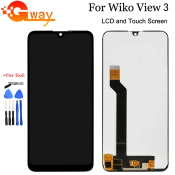 Par Wiko Skats 3 / Skatījumu 3 Lite LCD Displejs, Touch Screen Digitizer Montāža Wiko Skats 3 Pro LCD Telefonu Aksesuāri+Bezmaksas Rīki