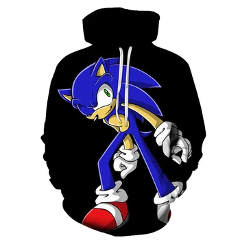 Pavasara Rudens Zīmola 3D sporta Krekli Vīriešu Sonic ezis Atdzist Planētas Krekls Jaunākās Japāņu Smieklīgi Harajuku Stils hoodies