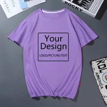 Pielāgotā Drukāšana T Krekls Sievietēm, Meitenēm DIY Foto Logo Top Tees T-krekls Mens Zēnu Drēbes Gadījuma Lielgabarīta T Lakrosa Sieviešu