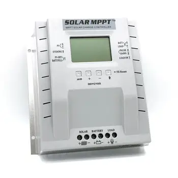PowMr MPPT Saules Lādētājs Kontrolieris 40A 60A 12V 24V LCD Akumulatora Lādētājs Augstas Efektivitātes Visas Vērtības Uz Viena Ekrāna Saules Regulators