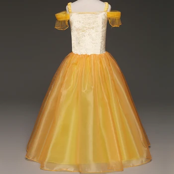 Princese Kleita Meitene Drēbes Iedomātā Lomu-spēlēt Dzimšanas dienā Noslēpt Kostīmu Bērnu Apģērbu Meitene 10T Iedomātā Bērnu Puses Vestidos