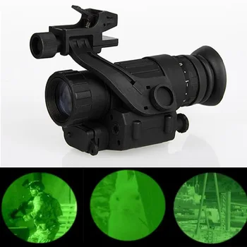 PVS-14 Medību Nakts Redzamības Riflescope Monokulāri Ierīces Ūdensizturīgs Nakts Redzamības Brilles Digital IS Apgaismojums Ķivere