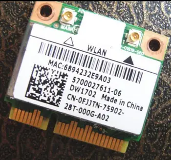 Qualcomm Atheros AR9285 AR5B195 DW1702 AR9002WB-1NGCD 150Mbps+BT3.0 Puse Mini PCI-E Bezvadu tīkla Karte DELL 14R 15R N4010 N5010