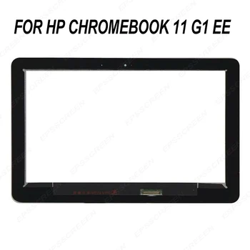 Rezerves 11.6 HP CHROMEBOOK 11 x360 G1 EE LCD LED Displejs +skārienekrāns Digitizer Montāžas panelis izglītības grāmatiņa