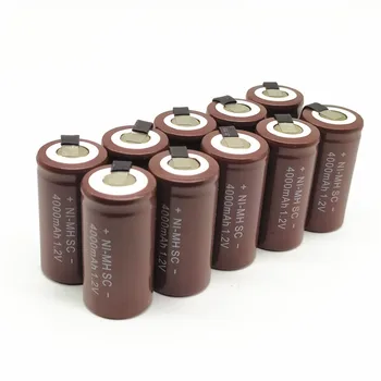 SC uzlādējams akumulators sub akumulatora SC Ni-MH akumulatoru ar niķeļa 1.2 V 4000mAh bateriju/avārijas gaismas Elektriskais instruments