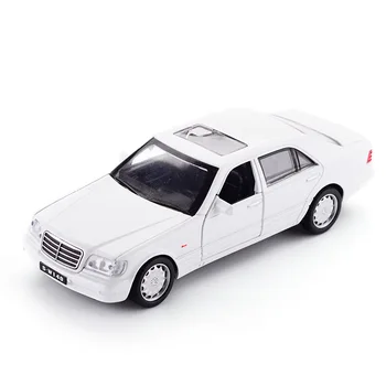 Simulācijas Hutou Benz sakausējuma auto model1:32 Skaņas, Gaismas Pull-back Light Skaņu Sakausējumu, Transportlīdzekļa Modelis rotaļlietu Childre