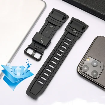 Skatīties Piederumi Joslas Casio PRG-260 / 550/250/500 PRW-3500 / 2500/5100 Silikona Lenti Strapwatch Aproce par Casio