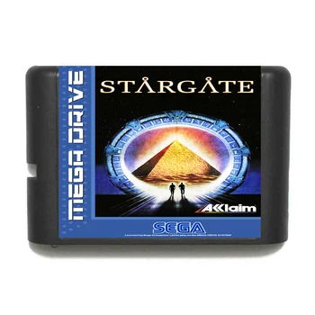 Stargate 16 bitu MD Spēles Karti Uz Sega Mega Drive Genesis