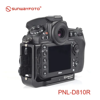 SUNWAYFOTO PNL-D810R, pagriežot Statīva Galvu Quick Release Plate Nikon D800 D810 D800E, pagriežot Statīva Galvu, L-veida kronšteins Quick Release Plate