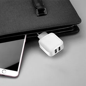 SUPTEC 5V 2.4 Dual USB Lādētājs Mobilā Tālruņa ES Lādētājs iphone Samsung iPad Ātri Sienas ES Adapteri Mobilo Telefonu Lādētājs