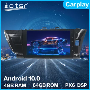 TOYOTA COROLLA 2013+ RHD Android 10 4G+64GB Auto Radio Atskaņotāju, GPS Navigācija, Auto Stereo, HD Multimediju DVD Vienības DSP Carplay