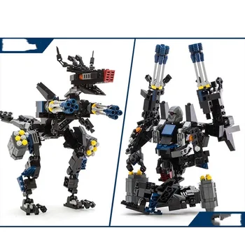 Transformācijas Serie Celtniecības Blokus Uzstādīt Robots Automašīnas Kravas automašīnu Modeli Deformācijas Gudi Toy boy dāvanu