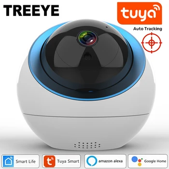 Tuya Smart Dzīves 1080P IP Kamera 2MP, Bezvadu WiFi Drošības Uzraudzības CCTV Kameras Bērnu Moniter Google home Palīgs Alexa