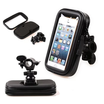 Universāls Ūdensizturīgs Velosipēdu, Motociklu Tālruņa Turētājs iPhone 7 Stūres Tiske Velosipēdu, Mobilo Tālruni Stāvēt Atbalsta 3.5-6.7 collas