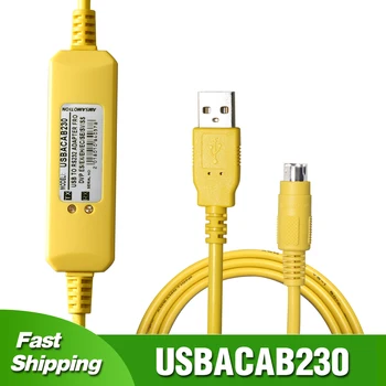 USBACAB230 Par Delta DVP ES EX EH EK SE SV SS PLC Programmēšanas Kabelis USB UZ RS232 Adapteris Xinje XC/XD/XE Sērijas PLC USB-DVP