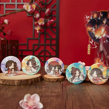 Vairumtirdzniecības Ķīnas Anime Tian Guan Ci Fu Hua Cheng Xie Lian Kawaii Metāla Emblēma Ar Senatnes Classic Cosplay Radošā Grupa Dāvanas