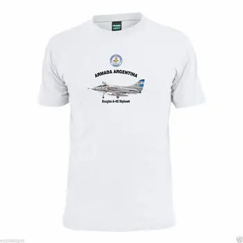 Vasaras Apģērbu Kokvilnas Vīriešu T-Krekls Augstās Kvalitātes Douglas A-4 Q Skyhawk Argentīnas Jūras Kara Flotes Cīnītājs Vīriešiem Atdzist Tee Shirtfitness T-Krekli