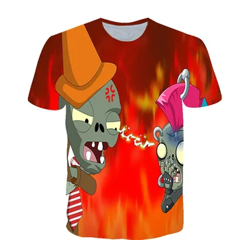 Vasaras T-krekla, Karstās Asinis, kas Cīnās Anime Gadījuma T krekli Karikatūra Bērnu 3D Zēnu t krekls Modes Elpojošs, Bērni, Drēbes, krekli