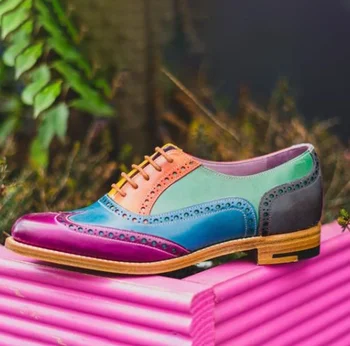 Vīriešiem Kurpes Augstas Kvalitātes Pu Ādas Jaunas Modes Stilīgs Dizains Mūks Siksniņu Kurpes Gadījuma Oficiālu Kurpes Oxfords Zapatos De Hombre HB001