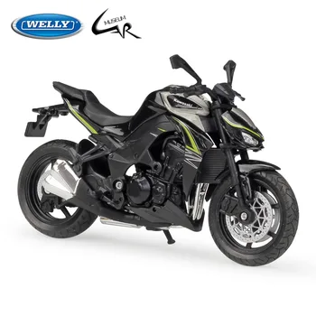 Welly 1:18 Kawasaki Z 1000 R 2017 Metāla Lējumiem Mēroga Modeļa Motociklu Komplekta Displeja Kolekcijas Dāvanu Rotaļlietas