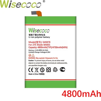 Wisecoco 4800mAh 545978 Akumulatoru ZTE Blade BA601 A601 Mobilo Telefonu Augstas Kvalitātes Akumulatora+Izsekošanas Numuru
