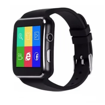 X6 Smart Skatīties Vīriešiem, kas Atbalsta SIM TF Karti Ar Kameru Tālrunis Krāsu Ekrāns Aproce Sporta Solis Uzraudzības Bluetooth Smartwatch