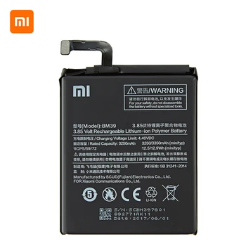 Xiao mi Oriģinālā BM39 3350mAh Akumulatoru Xiaomi 6 Mi 6 Mi6 BM39 Augstas Kvalitātes Tālruņu Rezerves Baterijas +Instrumenti