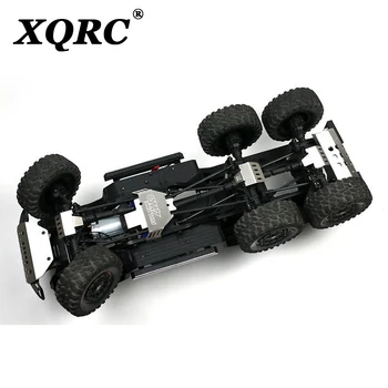 XQRC Metāla priekšējās un aizmugurējās šasijas aizsargs ass, bruņas, 1 / 10 RC kāpurķēžu transportlīdzeklis traxxas trx6 g63 DIY OP daļas