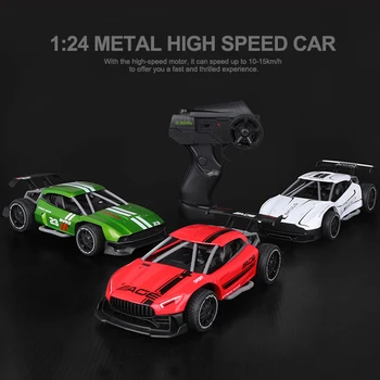 Zīdaiņu Spīd RC Automašīnas Radio Vadība 2.4 G 4CH Sacīkšu Auto Rotaļlietas Bērniem 1:24 ātrgaitas Elektriskā Mini Rc Drift Braukšanas Auto