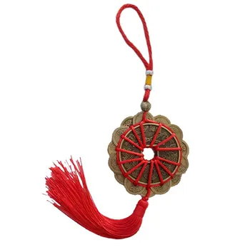 Ķīniešu Feng Shui Monētas Karājas Apdare Laimīgo Rotu Bagātību Un Panākumus, Mājas Birojam Auto Feng Shui Elements
