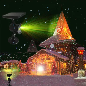 Ūdensizturīgs Saules Lāzera Projektoru Ainavas Apgaismojums, Ziemassvētku Puse, LED Stage Light Āra Dārza Zāliena Lāzera Lampas, Svētku Dekori