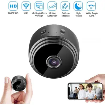 1080P HD Mini IP Kameras Wifi Web Cam Wifi Nakts Redzamības Novērošanas HD Kamera Mājas Āra Bezvadu Wi-fi Webcam Baby Monitor