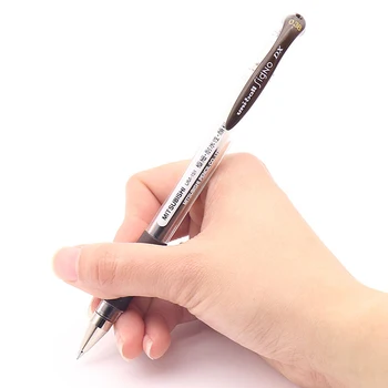 10pcs/daudz Uni UM-151 Krāsu Gēla Pildspalva 0.38 mm Ložu Studentu Rakstot Biroja Paraksts Pildspalvu 20 Pilnīgu Krāsas